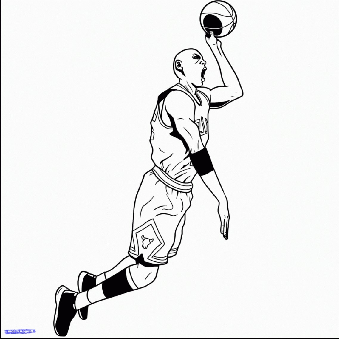 Simple Michael Jordan Coloring Pages With Wallpapers - Easy Michael Jordan  Drawing - 1137x1137 Wallpaper - teahub.io