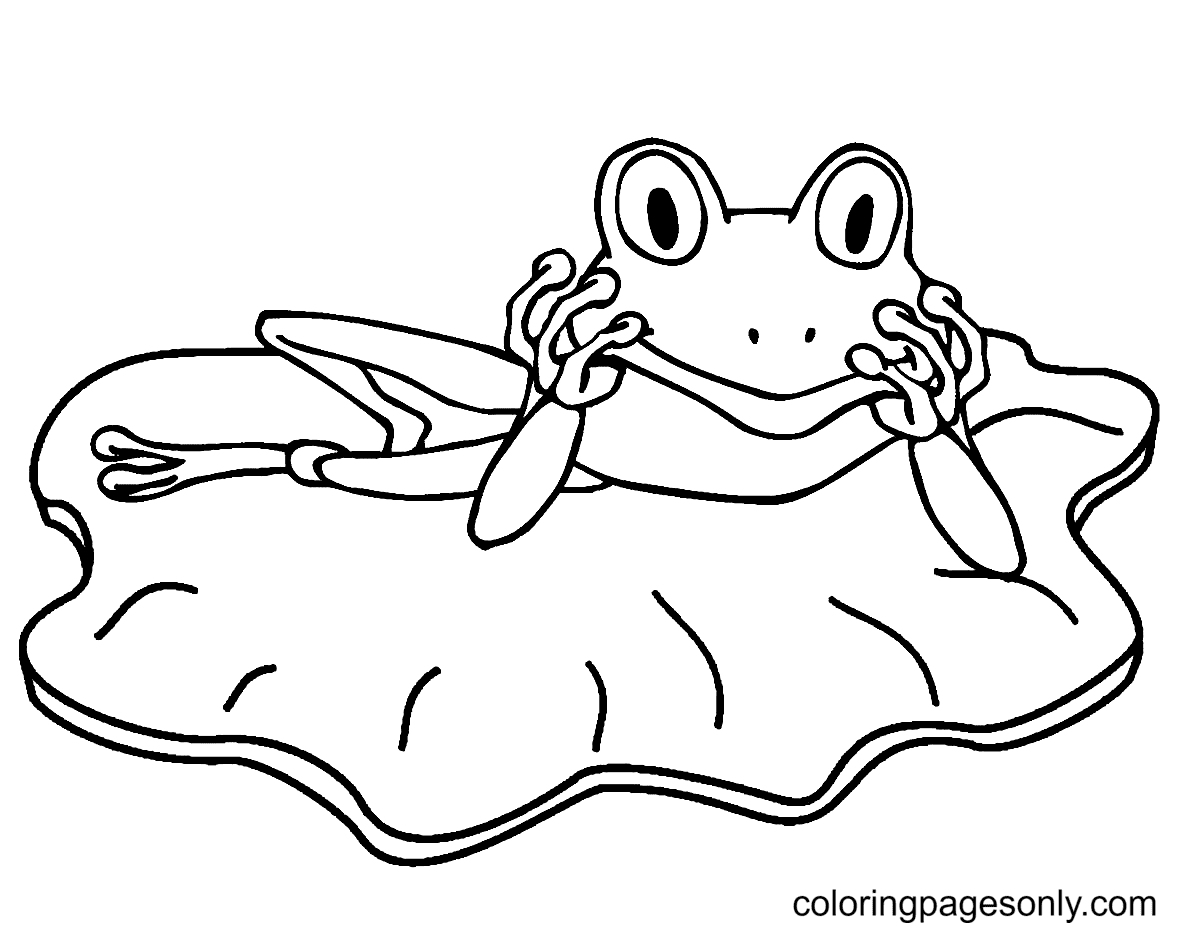 Crazy Frog Coloring Pages - Frog Coloring Pages - Coloring Pages For Kids  And Adults