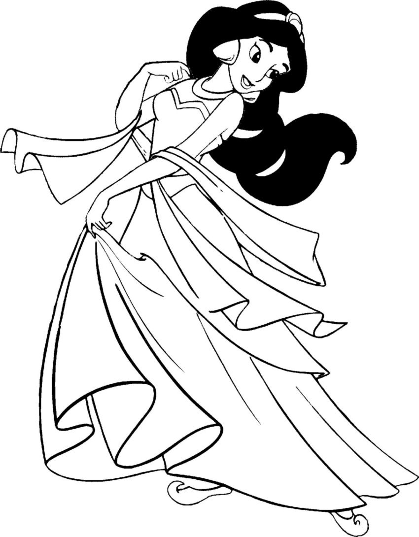 Free Printable Jasmine Coloring Pages For Kids - Best Coloring Pages For  Kids