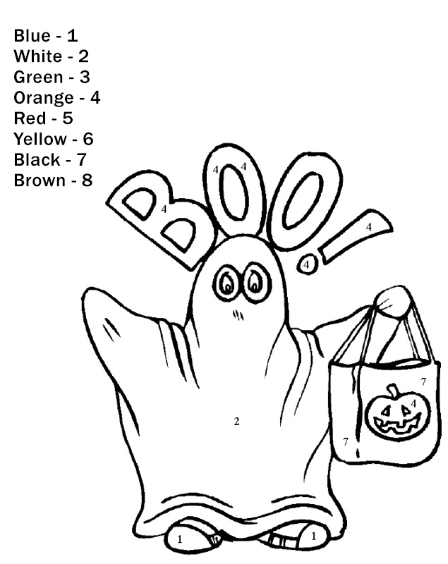 Free Printable Color by Number Coloring Pages - Best Coloring Pages For Kids