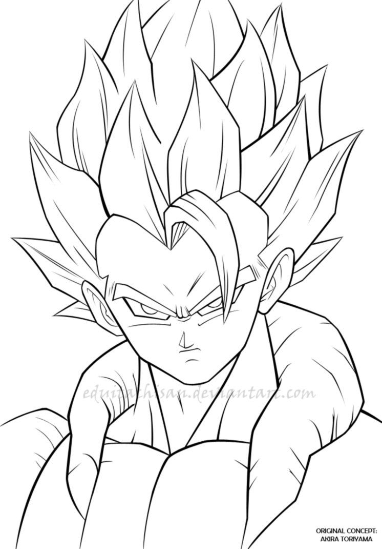 13 Pics of DBZ Goku SSJ4 Coloring Pages - How to Draw Goku SSJ4 ...