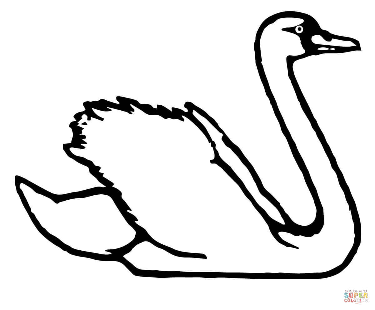Swans coloring pages | Free Coloring Pages