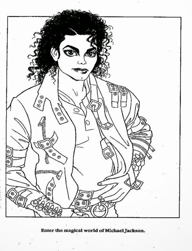 Michael Jackson Coloring Book | Free Coloring Pages