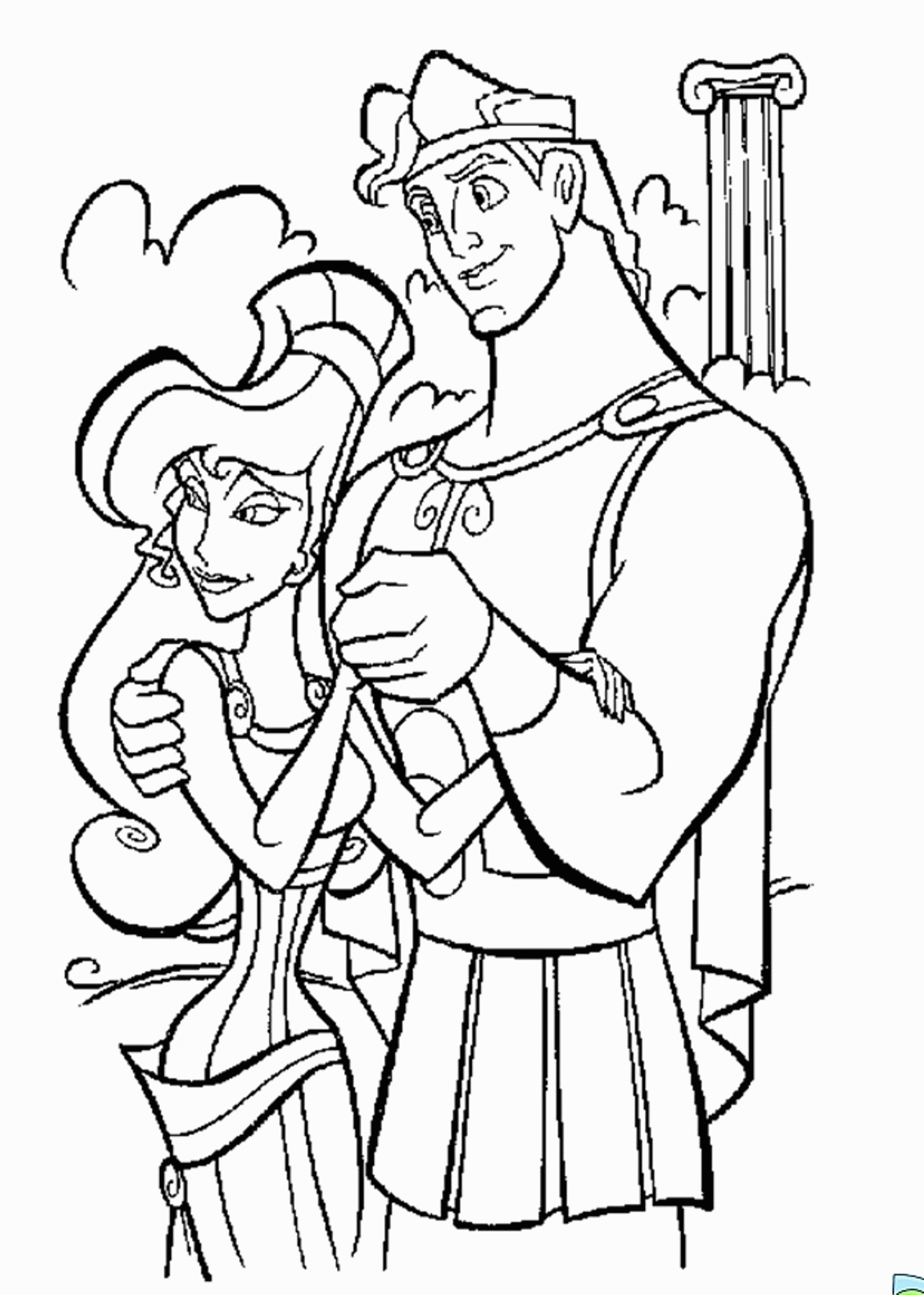 Hercules - Coloring Pages for Kids and for Adults