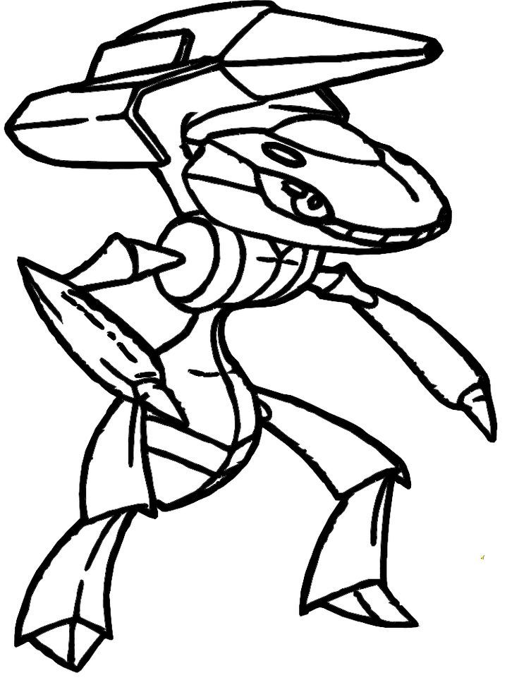 I have download Pokemon Genesect Coloring Pages | Coloring pages ...
