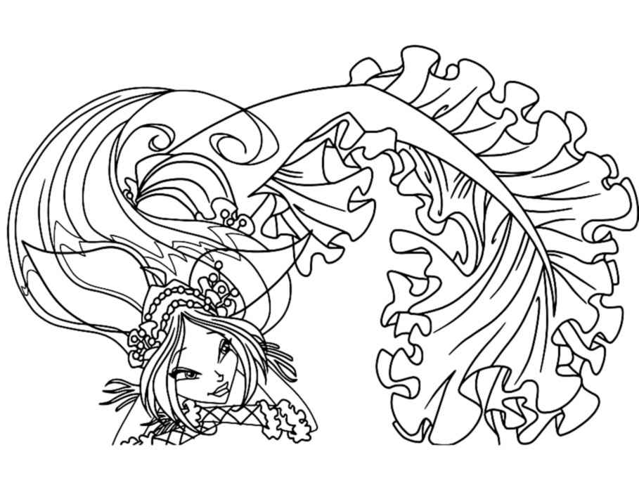 Winx coloring pages for girls