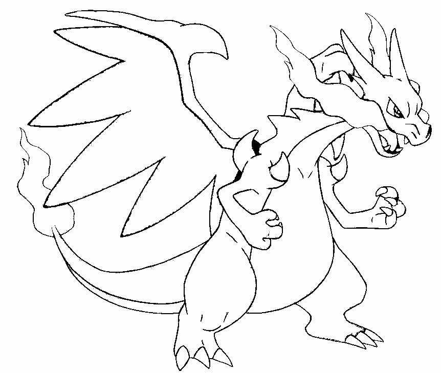 Pintable Charizard Pokemon Coloring Pages - Coloring Home