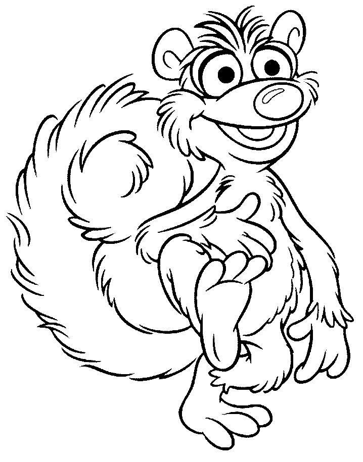 Bear In The Big Blue House Treelo Coloring Page - Coloring Pages ...