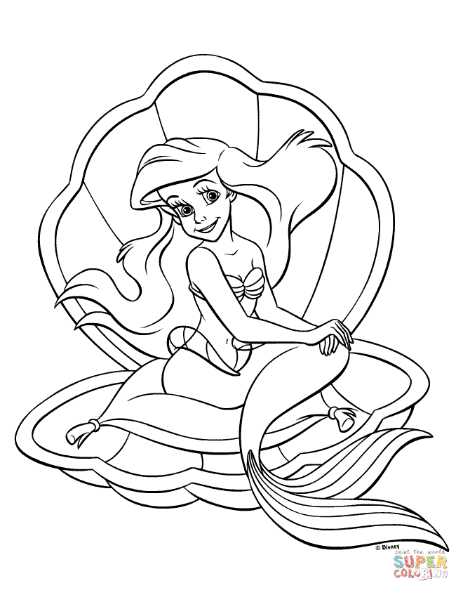 The Little Mermaid coloring pages | Free Coloring Pages