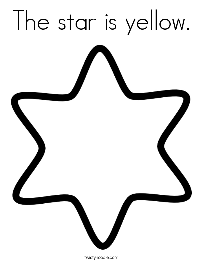 Star Coloring Pages For Preschoolers - Coloring Home