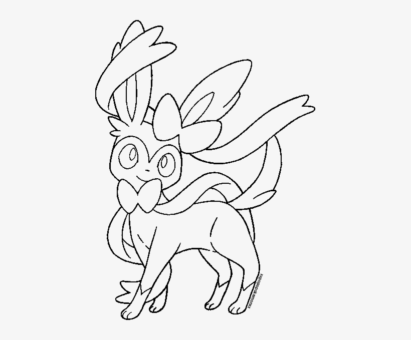 Sylveon Coloring Pages - Coloring Home