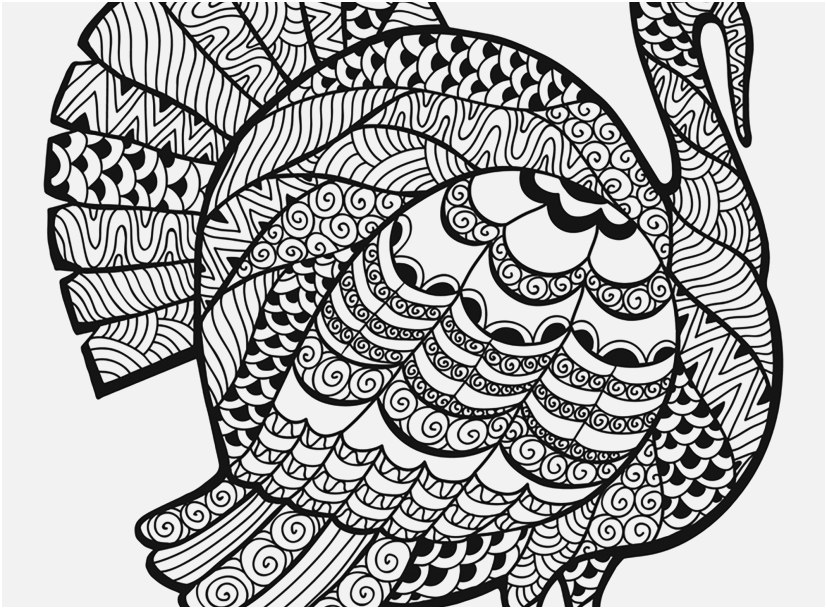 Coloring Pages Turkey Printable Picture Turkey Zentangle ...
