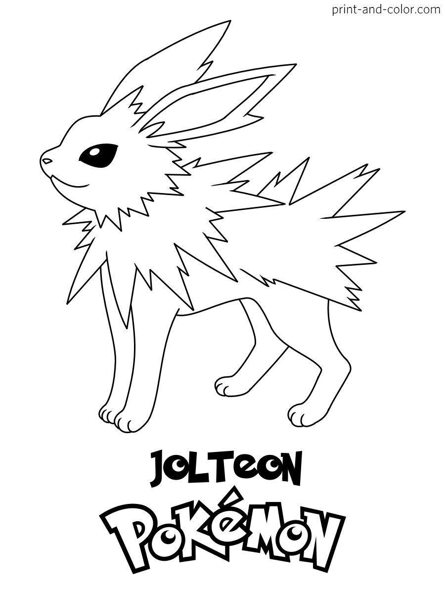 Download Jolteon Coloring Pages - Coloring Home