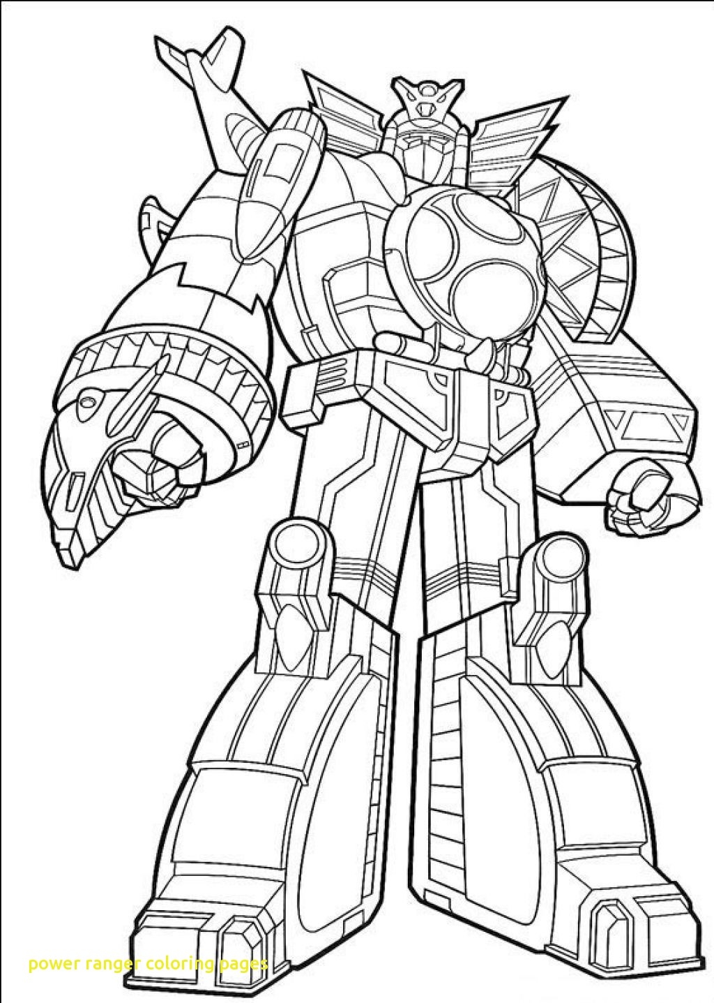 pages coloring ~ Megazord Coloring Pages At Getdrawings Com Free ...