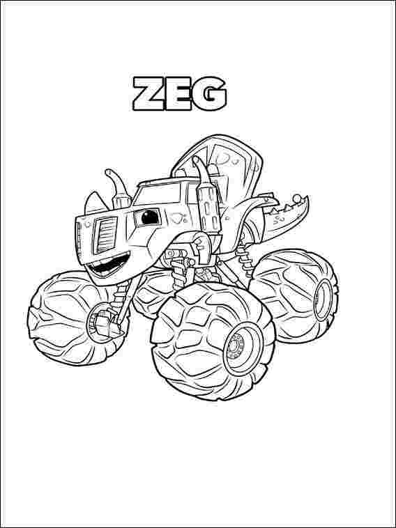 blaze paw patrol coloring pages blaze and the monster machines ...