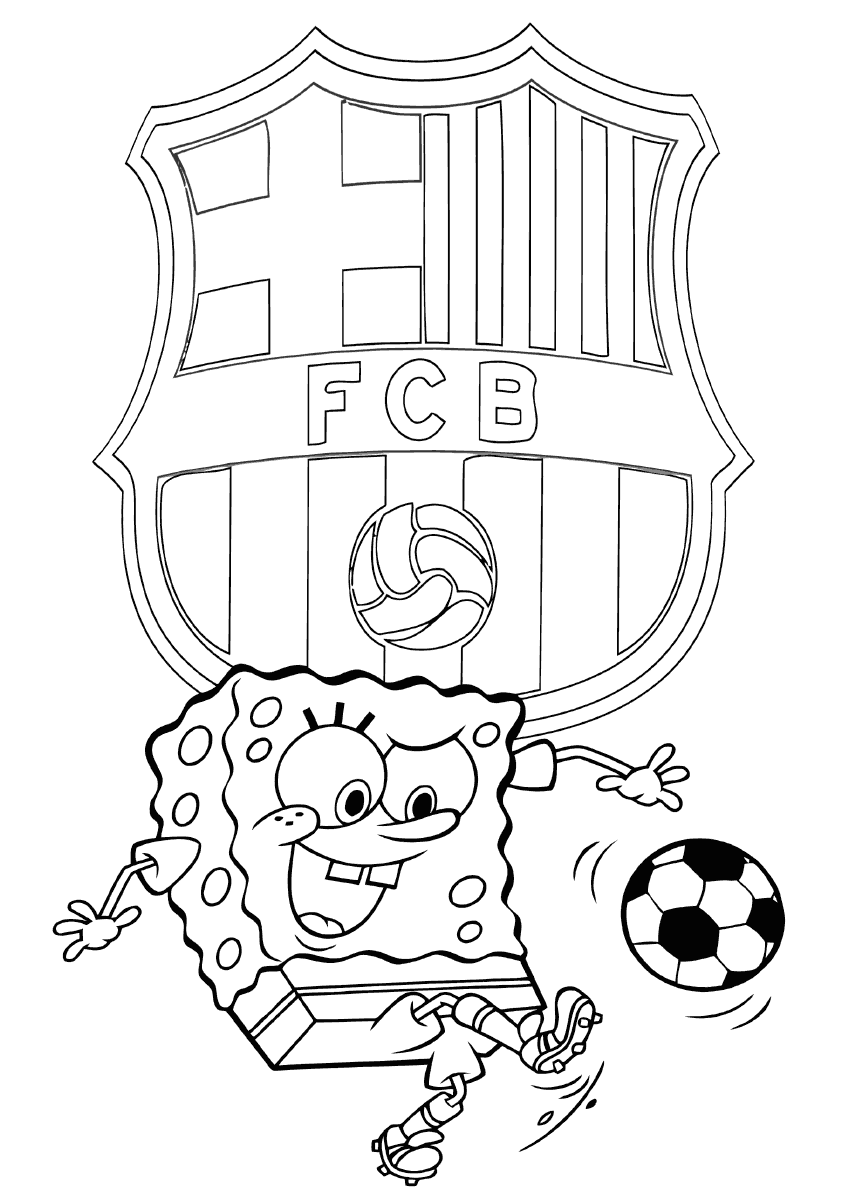 Barcelona coloring pages | Coloring pages to download and print