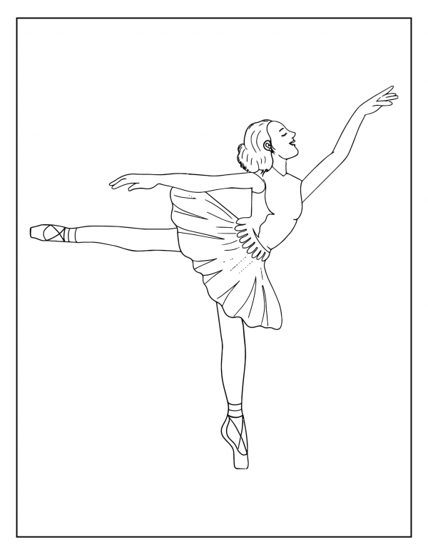 50 Free Ballerina Coloring Pages - 24hourfamily.com