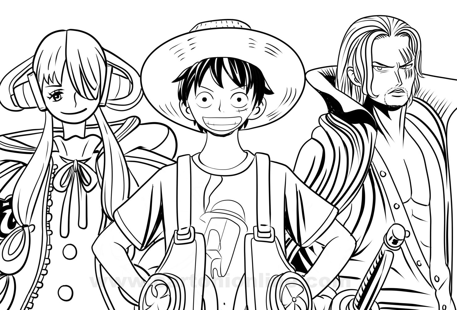 One Piece Film: Red from One Piece Film: Red coloring page