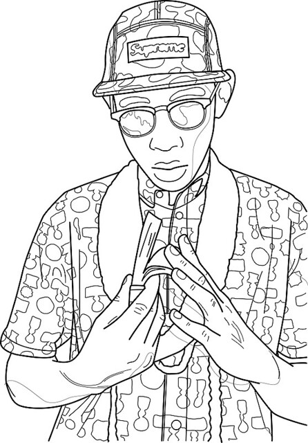 Tyler, The Creator/Contour Drawing/Illustrator/Bamboo Pad/… | Flickr