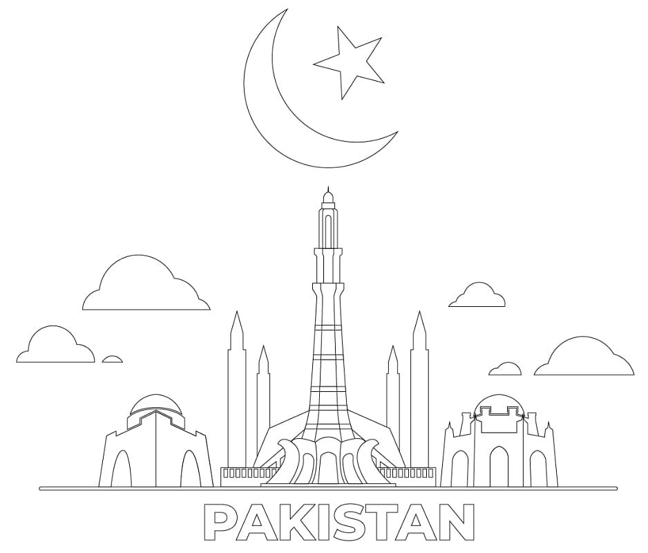 Pakistan Coloring Pages - Free Printable Coloring Pages for Kids