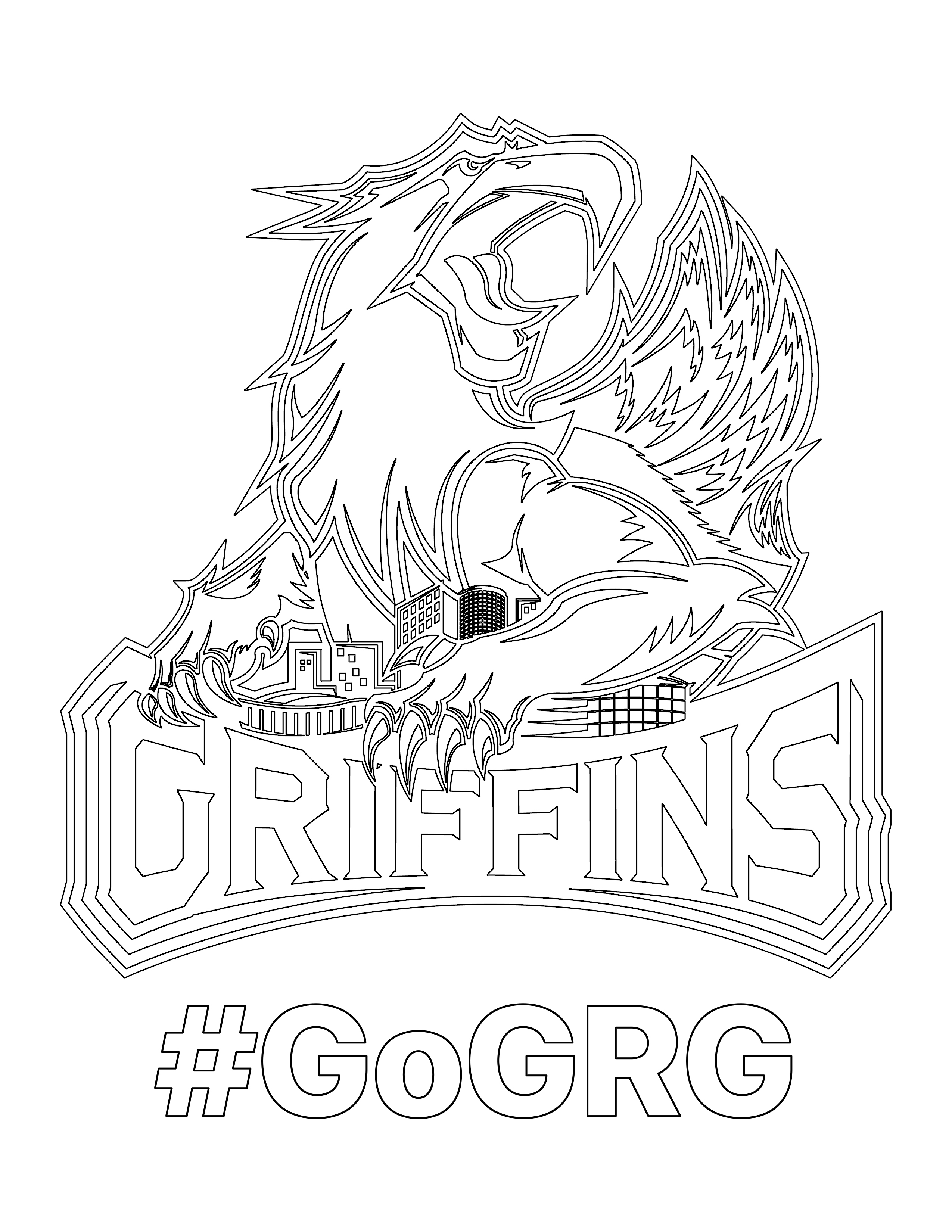 Grand Rapids Griffins | Coloring Book