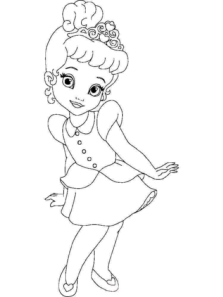 Little Princess Coloring Pages - Coloring and Drawing