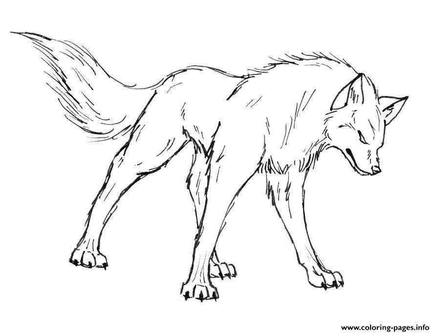 WOLF Coloring pages