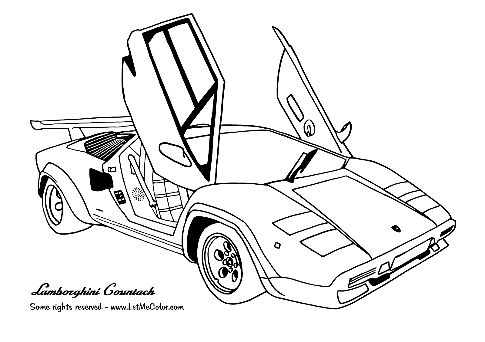 Lamborghini Sports Car Coloring Pages - Get Coloring Pages