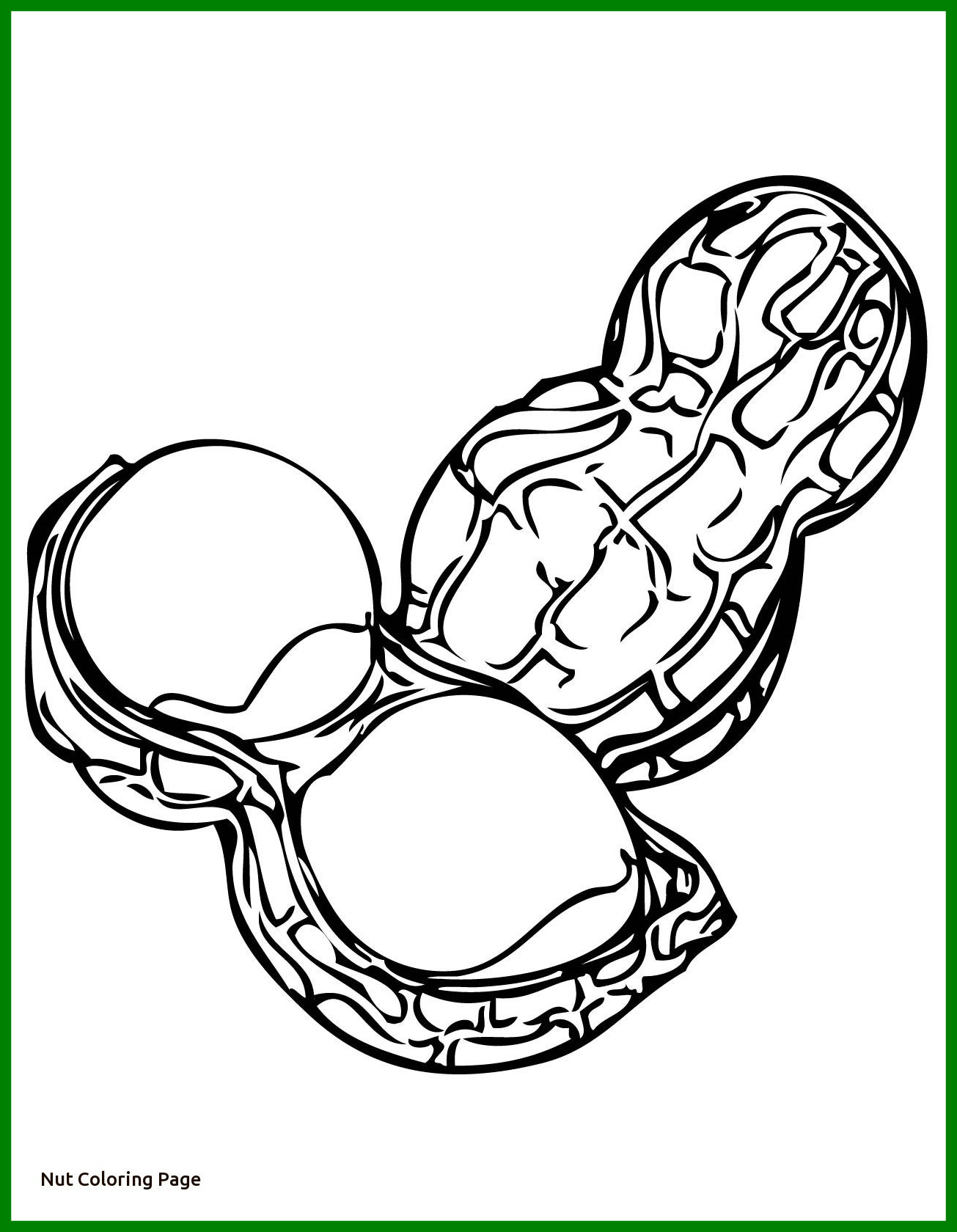 Nut Coloring Pages.