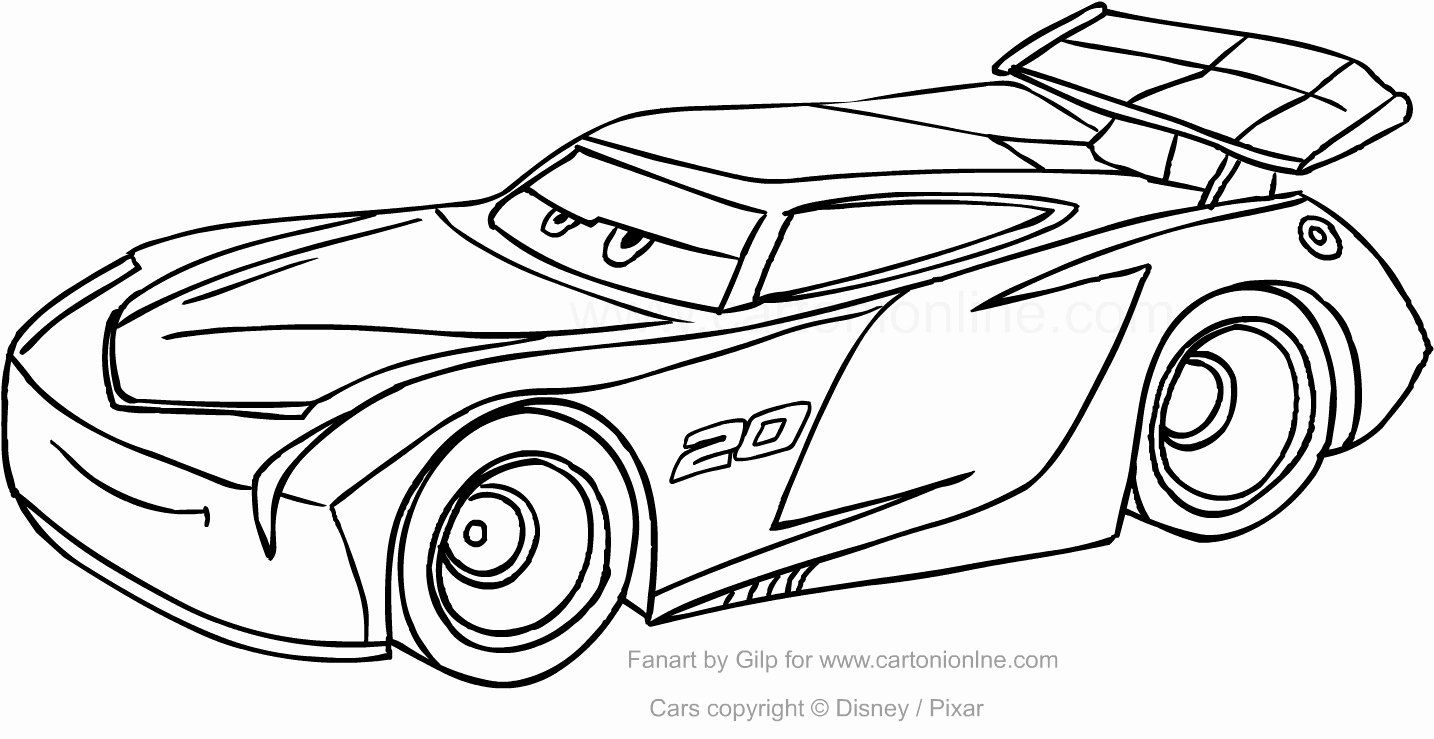 Jackson Storm Coloring Pages   Coloring Home