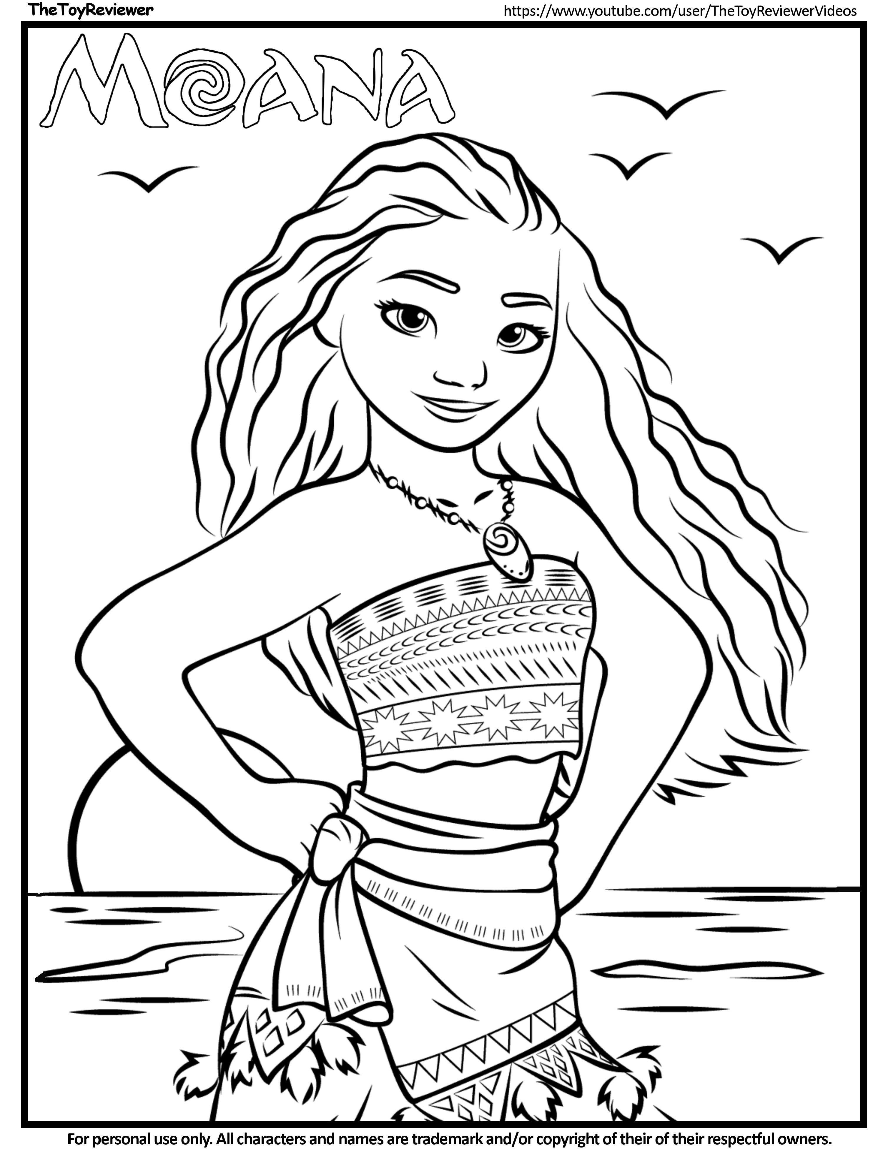 Here Is The Moana Coloring Page Click The Picture To See My ...