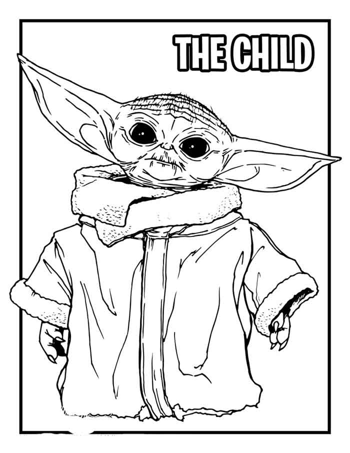 Coloring Pages Yoda - 126+ SVG File for Cricut