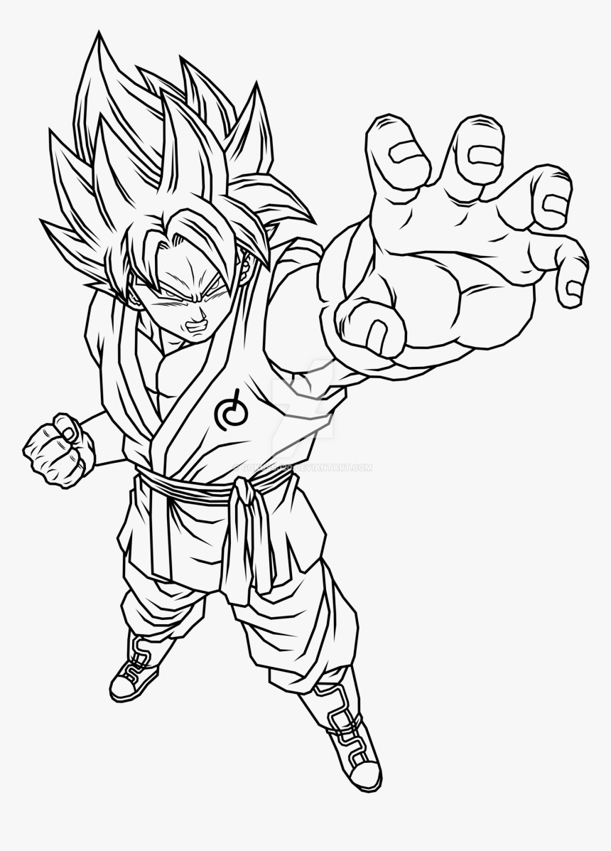 Blue Goku Super Saiyan Coloringes Dbz Book To Print Online For Kids Dragon  Ball Z Free – Approachingtheelephant - Coloring Home