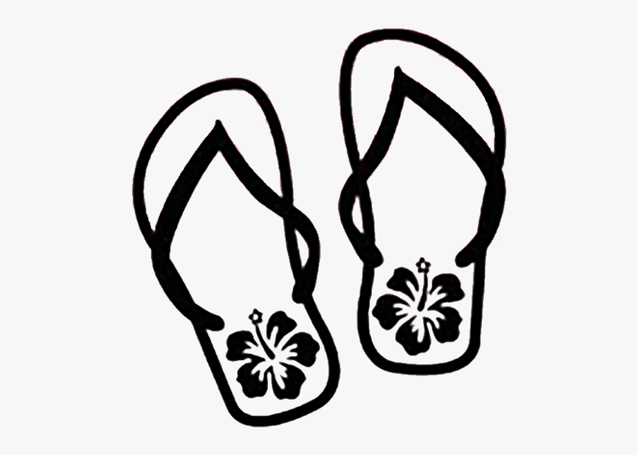 Flip Drawing Flower - Flip Flop Coloring Pages , Transparent Cartoon, Free  Cliparts & Silhouettes - NetClipart