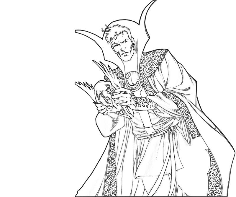 Doctor Strange Coloring Pages - Coloring Home