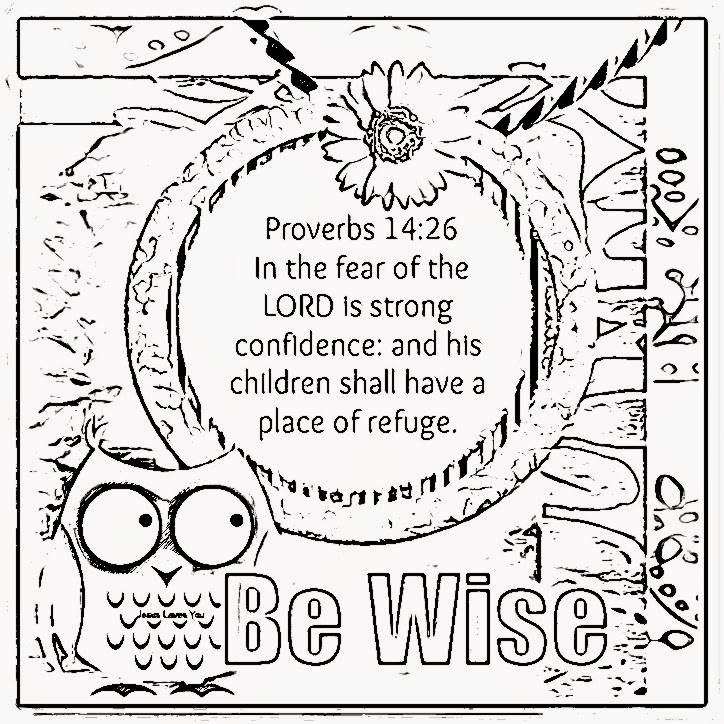 Childrens Gems In My Treasure Box: Wisdom Coloring Sheets 4