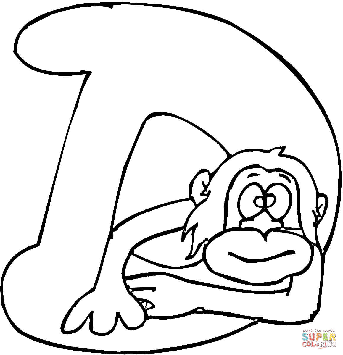 Letter D coloring pages | Free Coloring Pages