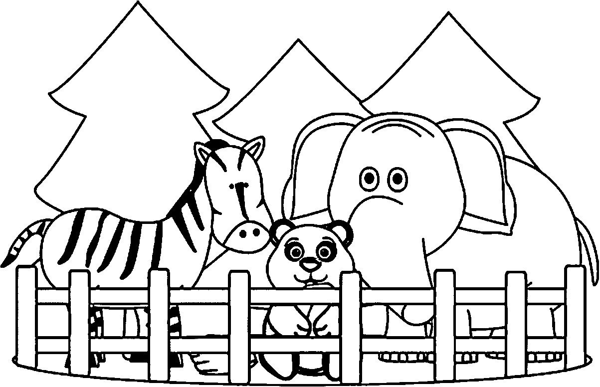 Zoo Coloring Pages | Wecoloringpage