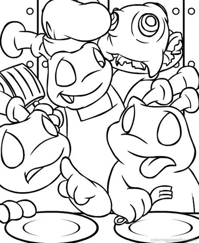 Neopets – Kreludor Coloring Pages 9 | NeoPets | Pinterest ...
