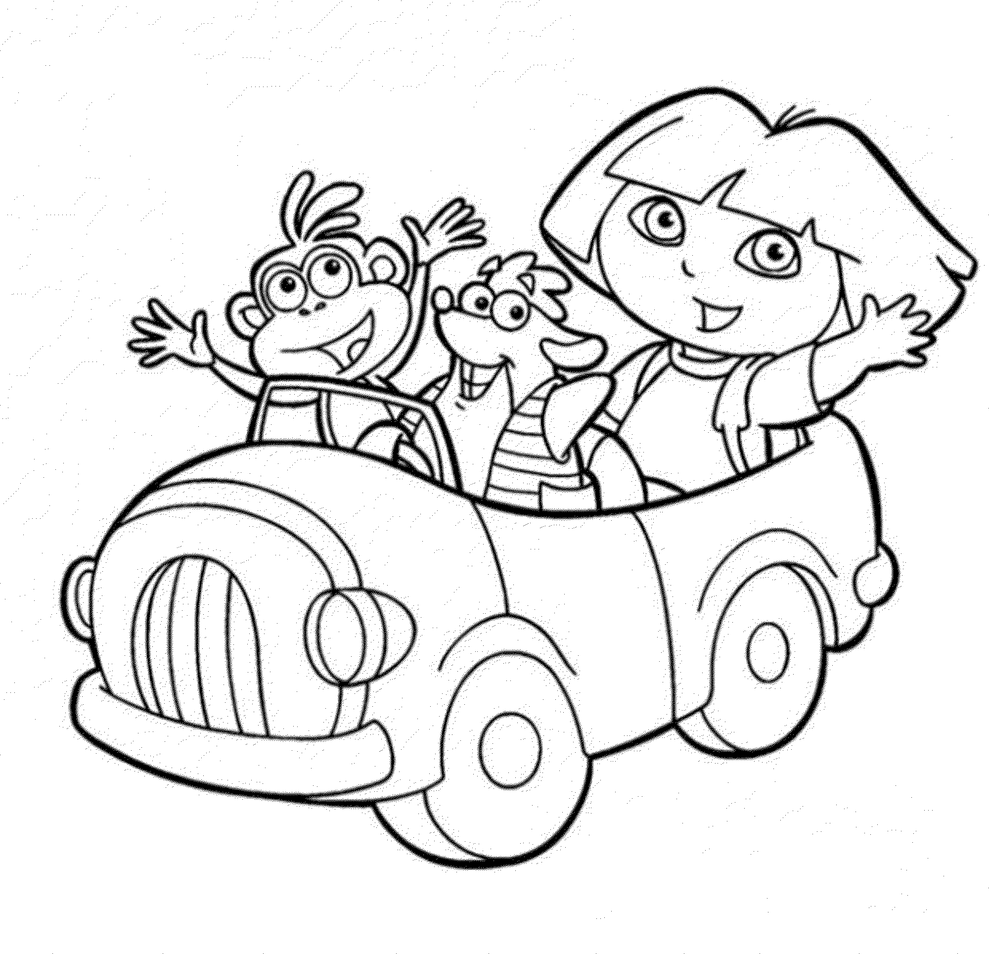 Dora Coloring Pages - FREE Printable Coloring Pages | AngelDesign