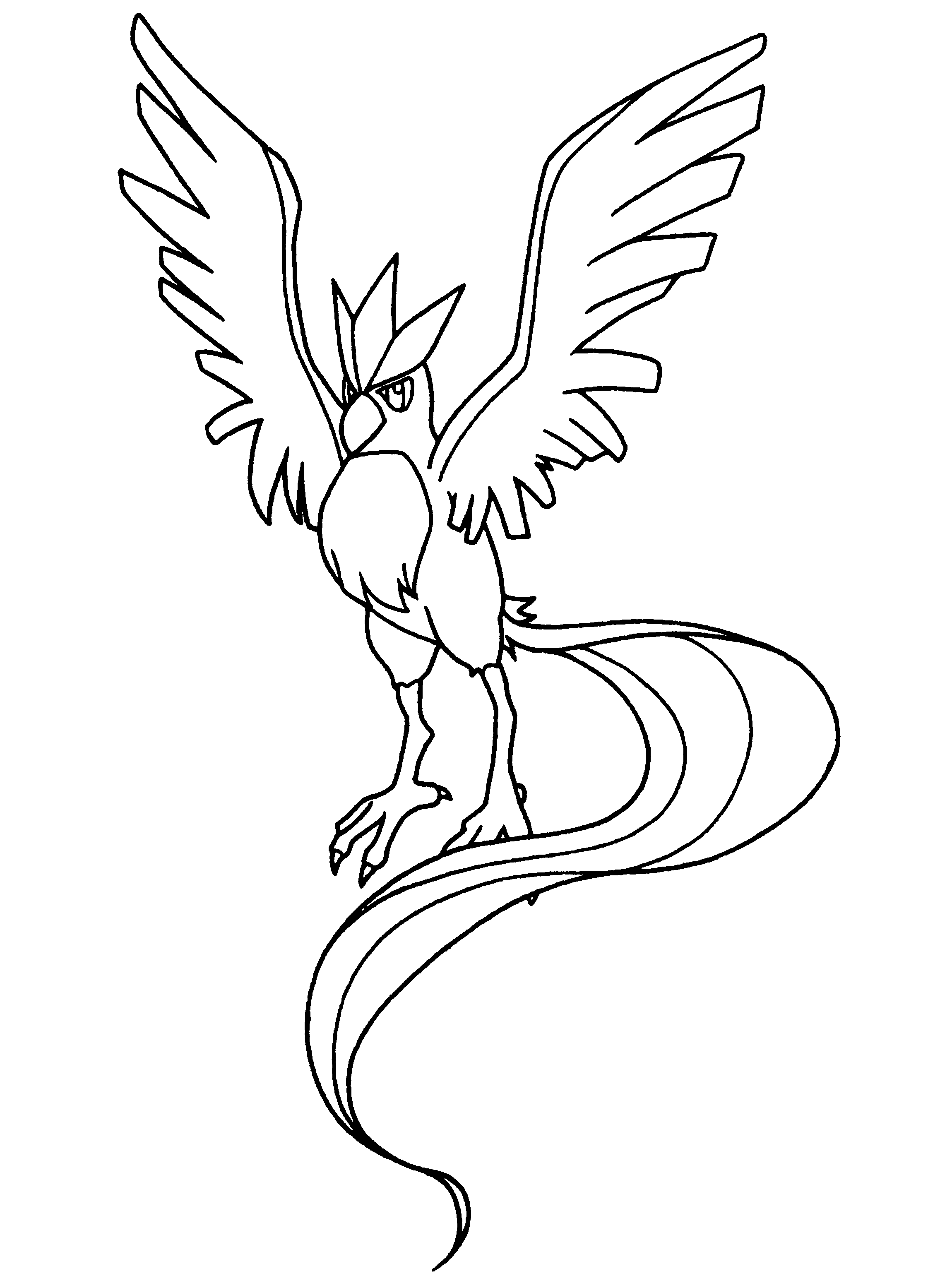 Pokemon Articuno Coloring Pages - High Quality Coloring Pages