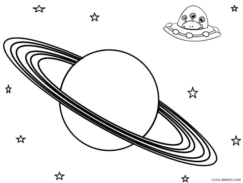 Saturn Coloring Pages Print - Coloring Home