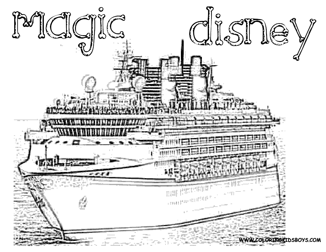 disney cruise coloring pages | Only Coloring Pages