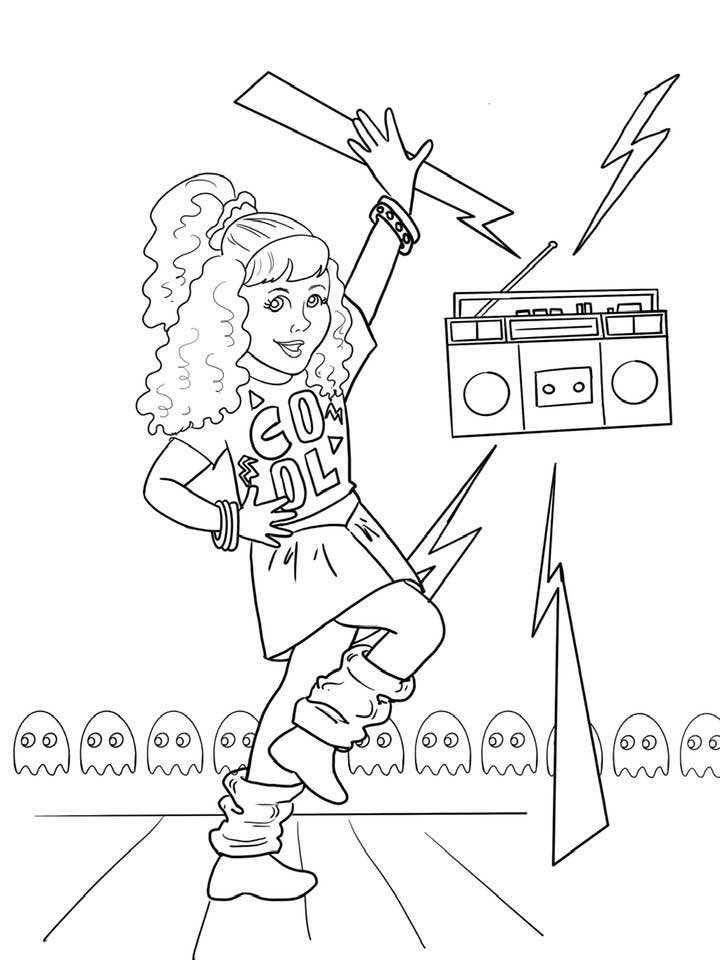 American Girl Doll Courtney Moore giveaway and coloring sheet!