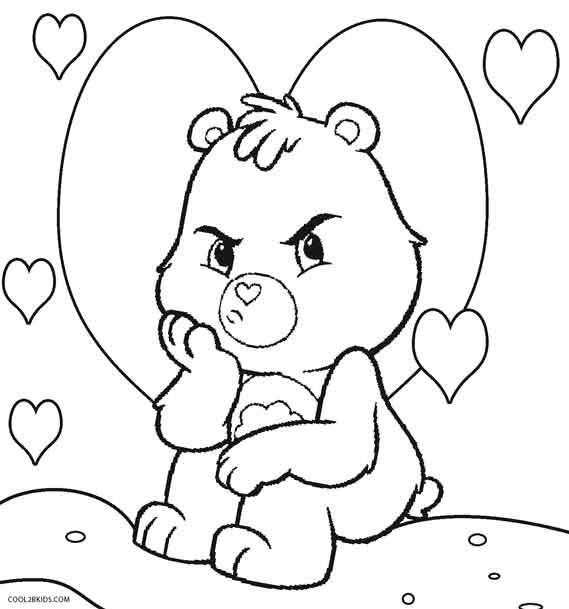 Printable Care Bears Coloring Pages For Kids