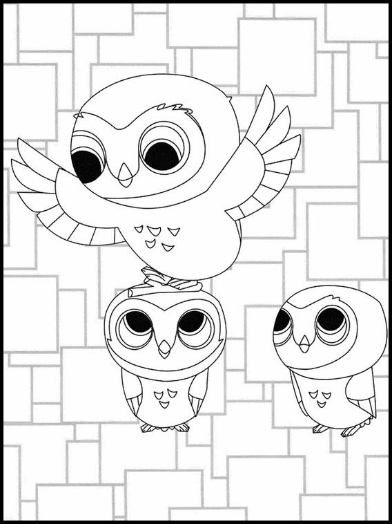 Puffin Rock Free Printable Coloring Pages 45