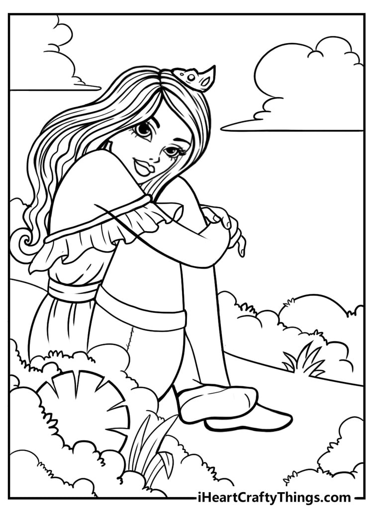 Princess Coloring Pages - Super Pretty And 100% Free (2022)
