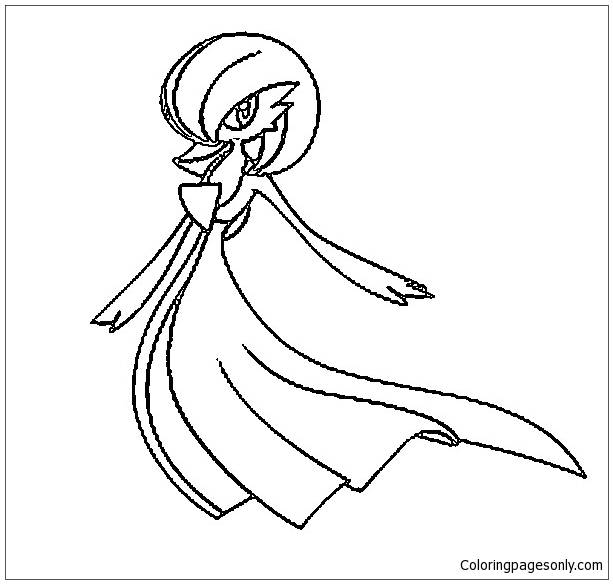 Gardevoir Coloring Pages - Cartoons Coloring Pages - Coloring Pages For  Kids And Adults