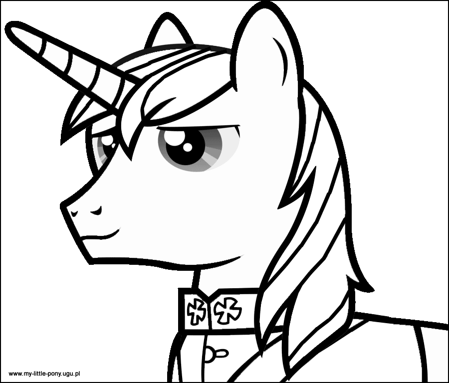 Shining Armor Coloring Page