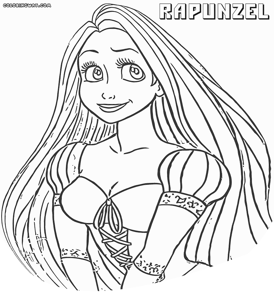Rapunzel Coloring Pages Coloring Pages To Download And Print Coloring Home